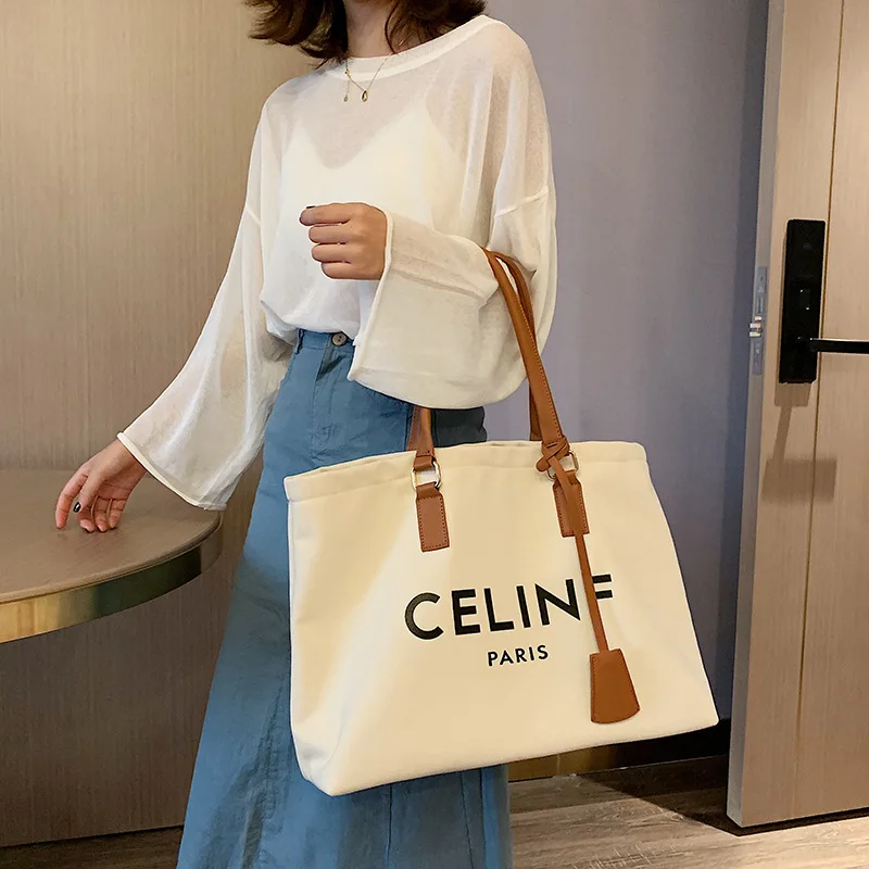 Bags for Women 2021 New Fashion All-match High-quality Large-capacity Canvas Bag Ladies Shoulder Shopping Bag Tote Bag Sac Luxe
Bags for Women 2021 New Fashion All-match High-quality Large-capacity Canvas Bag Ladies Shoulder Shopping Bag Tote Bag Sac Luxe