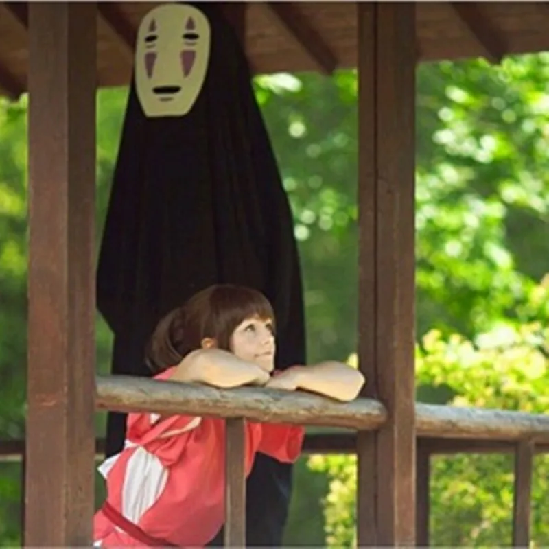 

2021 Новый Унесенные призраками Cos Безликий мужской косплей аниме хлопковый костюм маска перчатки кимоно представление на Хэллоуин маскарад