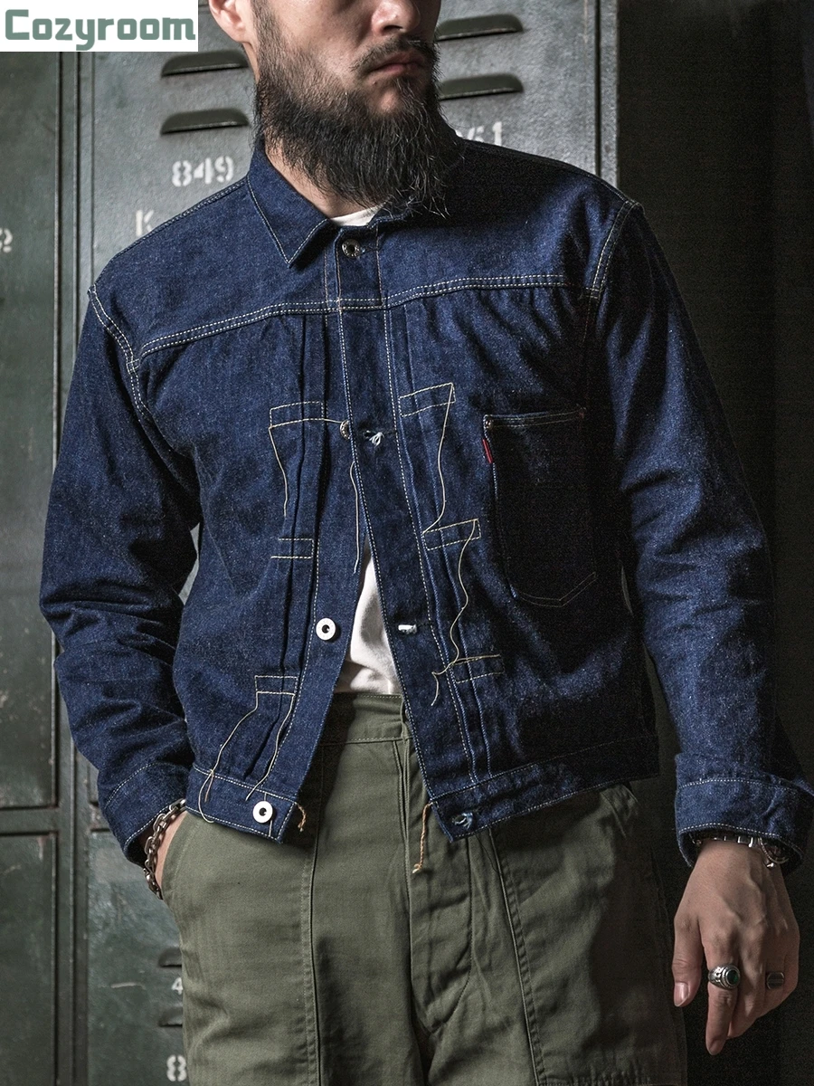 44806XX Read Description! Big Size 14oz High Quality Cotton Denim Jacket Casual Stylish Raw Unwashed Coat
44806XX Read Description! Big Size 14oz High Quality Cotton Denim Jacket Casual Stylish Raw Unwashed Coat
