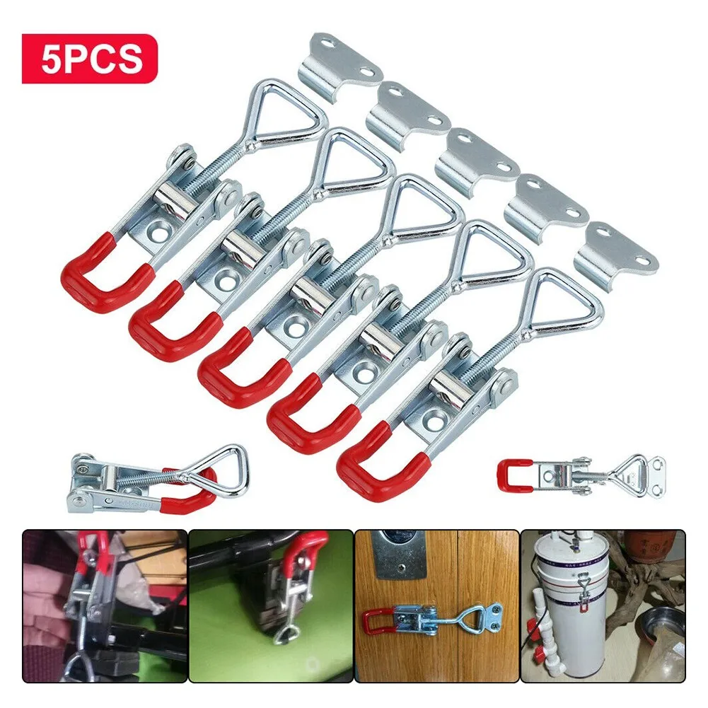 5Pcs GH-4001 150Kg Quick Toggle Clip Clamp Heavy Duty Bench Clamp Quick Release Tool For Drawer Box Chest Holding Down Sheet
5Pcs GH-4001 150Kg Quick Toggle Clip Clamp Heavy Duty Bench Clamp Quick Release Tool For Drawer Box Chest Holding Down Sheet