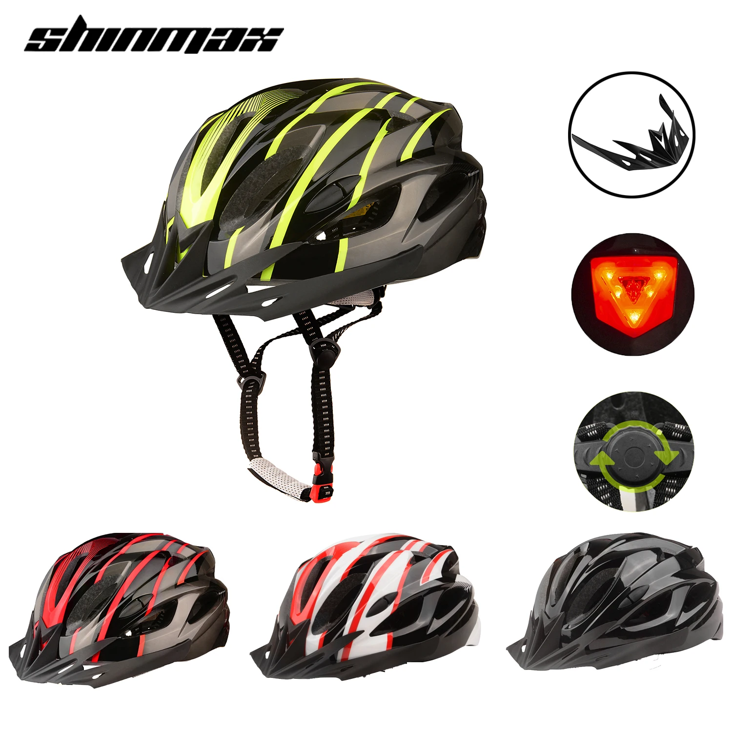 SHINMAX Road Bike Helmet Ultralight Bicycle Helmets Men Women Mountain Bike Riding Integrally-Molded Helmet Capacete Ciclismo 15
SHINMAX Road Bike Helmet Ultralight Bicycle Helmets Men Women Mountain Bike Riding Integrally-Molded Helmet Capacete Ciclismo 15