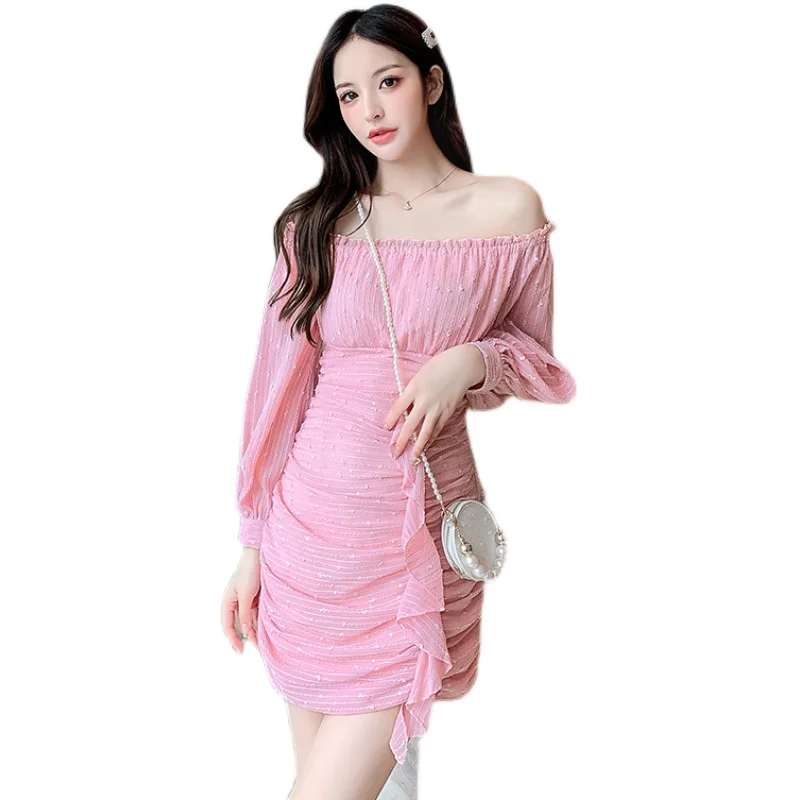 COIGARSAM Sexy Women Mini dress High Waist Dresses Blue Pink Apricot 3119
COIGARSAM Sexy Women Mini dress High Waist Dresses Blue Pink Apricot 3119