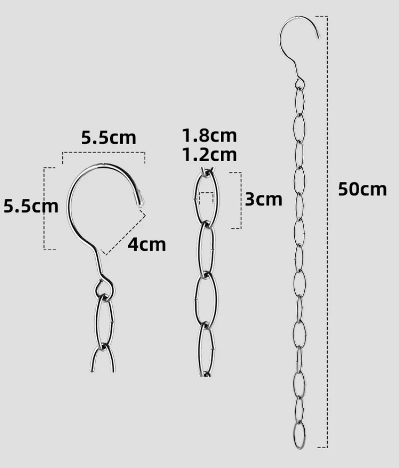 5/10pcs Clothes hanger closet organizer Space Saving Multi-port clothing rack Stainless steel wardrobe Storage chain 14 hole
5/10pcs Clothes hanger closet organizer Space Saving Multi-port clothing rack Stainless steel wardrobe Storage chain 14 hole