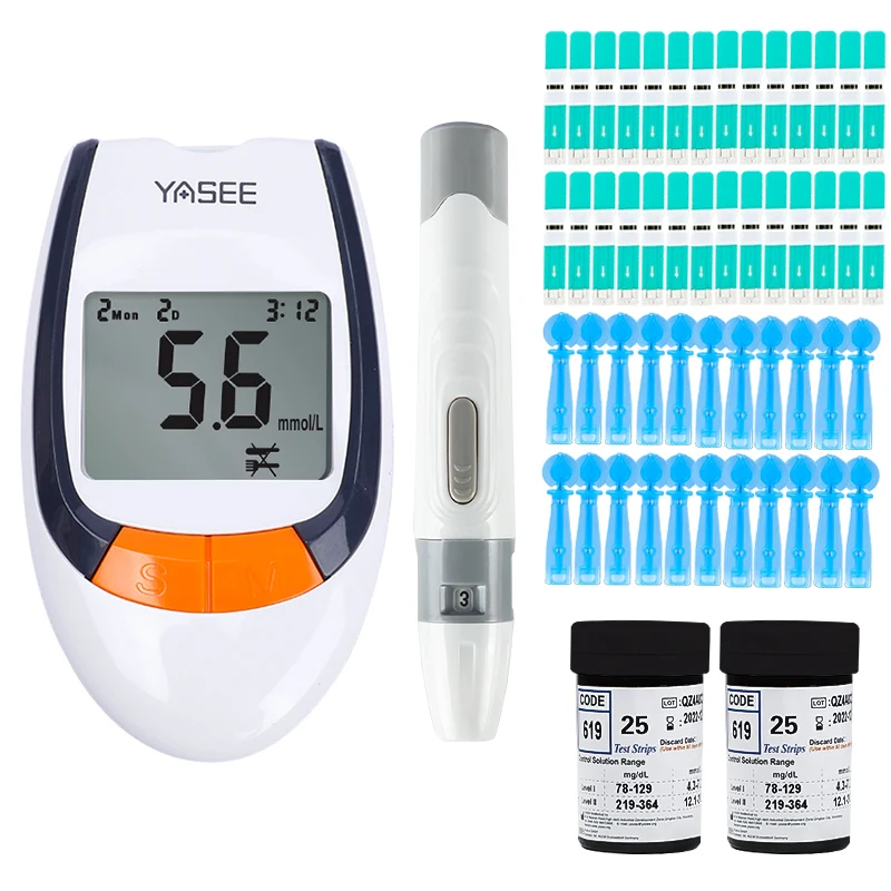 Blood Glucose Monitor Precise Diabetes Tester Glucometer Kit Blood Sugar Meter Lancing Device With 50 Test Strips & Lancets
Blood Glucose Monitor Precise Diabetes Tester Glucometer Kit Blood Sugar Meter Lancing Device With 50 Test Strips & Lancets