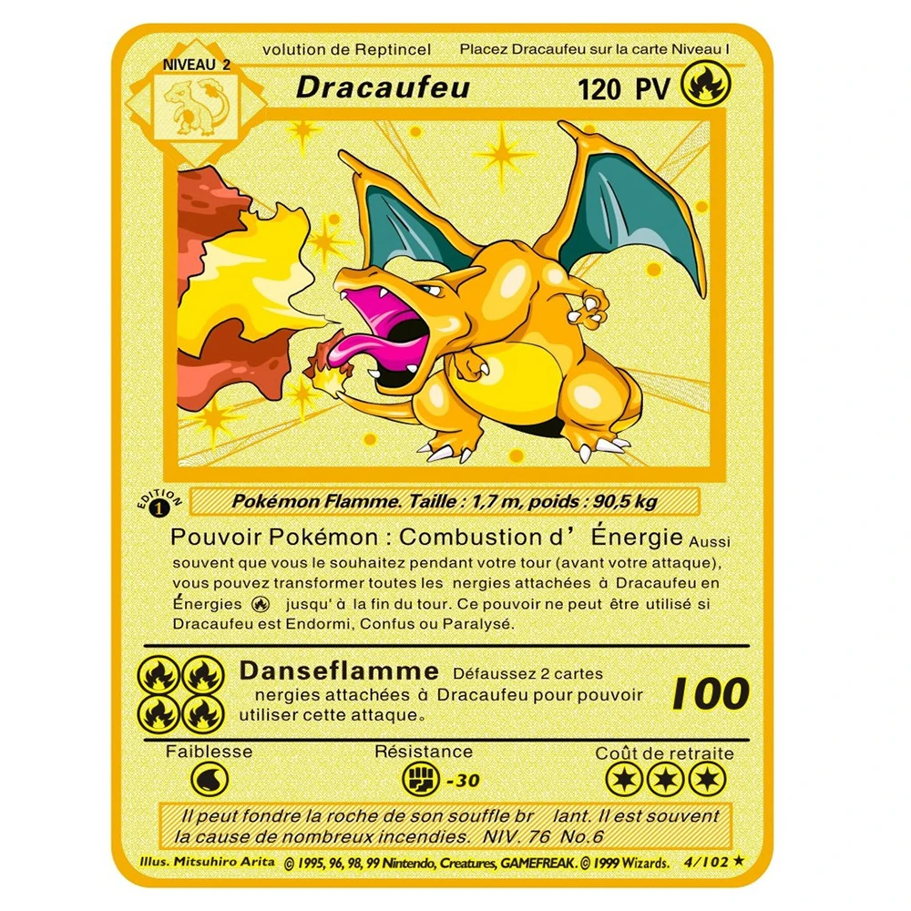 Newest Pokemon Yugioh Pikachu Vmax V GX EX Shiny Gold Metal Card Game Tag Team Fighting Ordering Series Child Christmas Gift 
Newest Pokemon Yugioh Pikachu Vmax V GX EX Shiny Gold Metal Card Game Tag Team Fighting Ordering Series Child Christmas Gift