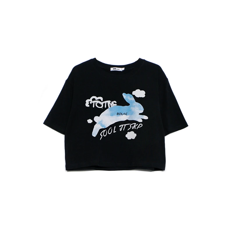 Preppy Style Summer New Women's Clothing Harajuku Rabbit Print T-Shirts Thin and Versatile O-Neckshort Sleeves T-Shirts Top
Preppy Style Summer New Women's Clothing Harajuku Rabbit Print T-Shirts Thin and Versatile O-Neckshort Sleeves T-Shirts Top