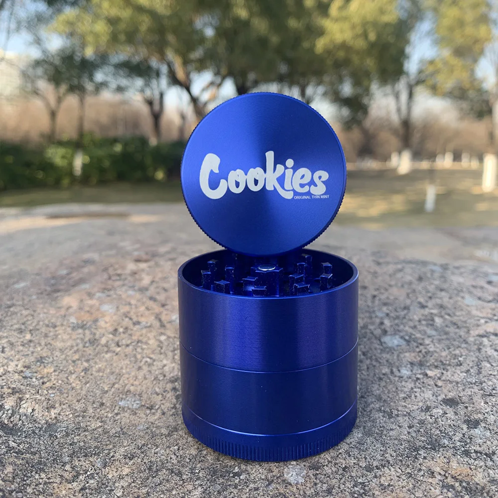 Cookies 53mm metal grinder four-layer aluminum cigarette grinder cigarette crusher Herb Grinder
Cookies 53mm metal grinder four-layer aluminum cigarette grinder cigarette crusher Herb Grinder