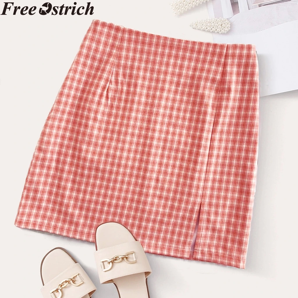 Plaid Printed Mini Skirt Women Fashion Split Mini Skirt High Waist Slim Retro Female Party Nightclub Plus Size Beach Skirt
Plaid Printed Mini Skirt Women Fashion Split Mini Skirt High Waist Slim Retro Female Party Nightclub Plus Size Beach Skirt
