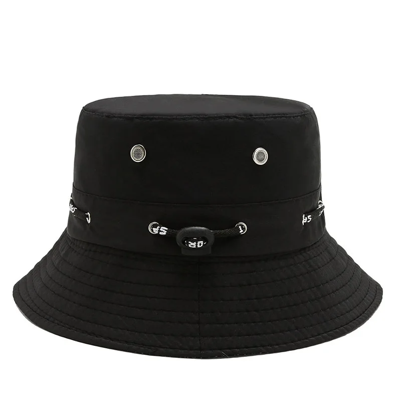 All-Match Sunshade Men's Women's Bucket Hat Fisherman Cap Solid Color Drawstring Cycling Travel Basin Hat Trend Couple Sun Hat
All-Match Sunshade Men's Women's Bucket Hat Fisherman Cap Solid Color Drawstring Cycling Travel Basin Hat Trend Couple Sun Hat
