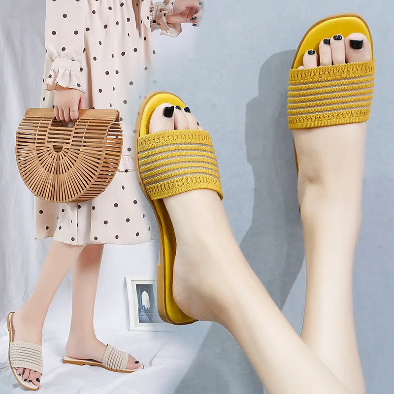 women's Beach Sandals Soft Slippers Footwear Outdoor Rubber Woven Flat Casual Slides Flip Flops Muter Slingback Shoes
women's Beach Sandals Soft Slippers Footwear Outdoor Rubber Woven Flat Casual Slides Flip Flops Muter Slingback Shoes