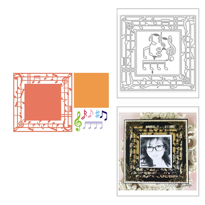 2021 New Music Note On The Square Metal Cutting Dies for DIY Scrapbooking Decor and Card Making Paper Craft Embossing No Stamps
2021 New Music Note On The Square Metal Cutting Dies for DIY Scrapbooking Decor and Card Making Paper Craft Embossing No Stamps