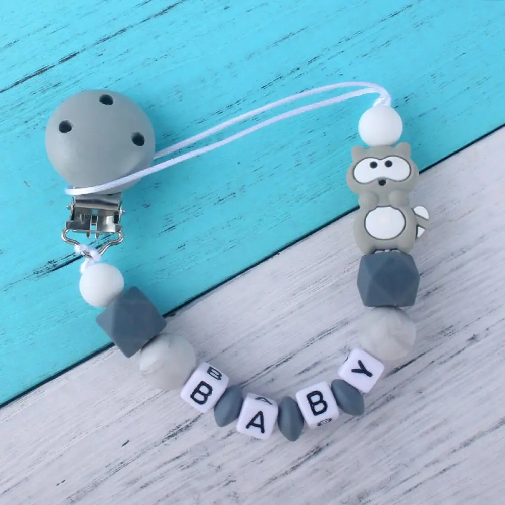 2020 Baby Teething Soother Chew Toys Accesories New Baby Silicone Pacifier Chain Personalised Name Colorful Pacifier Chain
2020 Baby Teething Soother Chew Toys Accesories New Baby Silicone Pacifier Chain Personalised Name Colorful Pacifier Chain