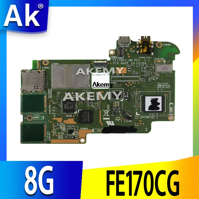 AK K012 FE170CG планшет материнская плата для For Asus ME70C тест оригинальная 8G|Материнские
