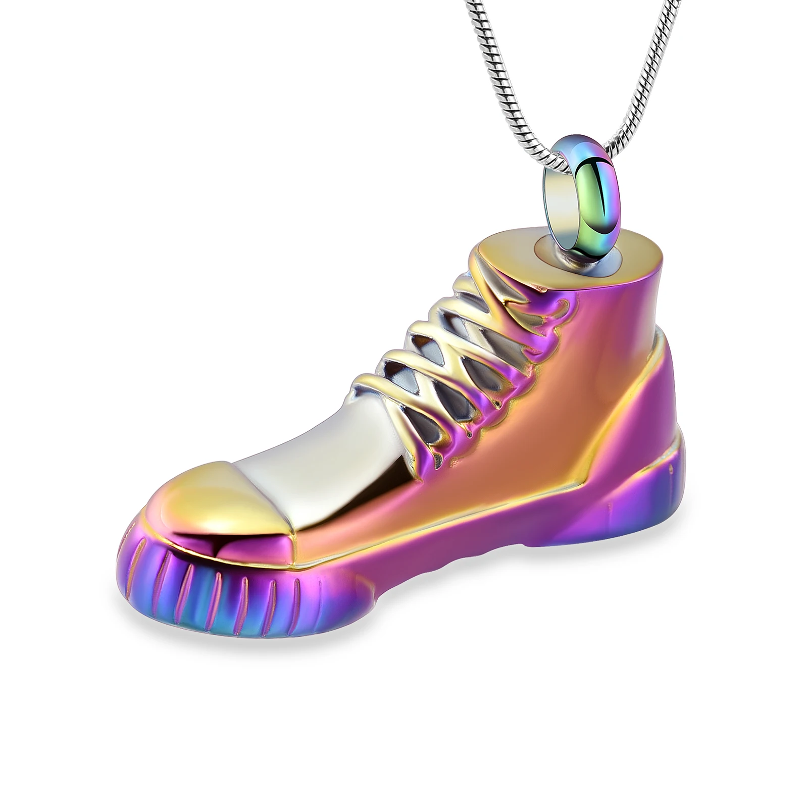 Stainless Steel Shoe Memorial Jewelry For Men Keepsake Urn Necklace Hold Ashes Cremation Pendant
Stainless Steel Shoe Memorial Jewelry For Men Keepsake Urn Necklace Hold Ashes Cremation Pendant