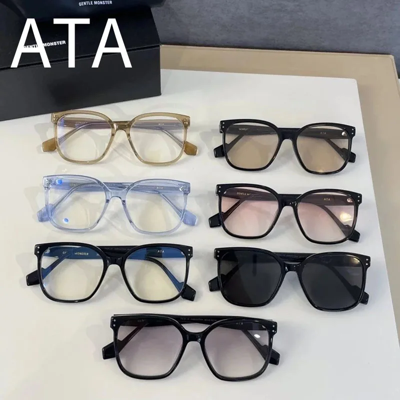 GENTLE MONSTER Sunglasses Women 2021 For Men Luxury Designer Vintage ATA Acetate Trend Oversized GM Fashion Sun Glasses Frame
GENTLE MONSTER Sunglasses Women 2021 For Men Luxury Designer Vintage ATA Acetate Trend Oversized GM Fashion Sun Glasses Frame