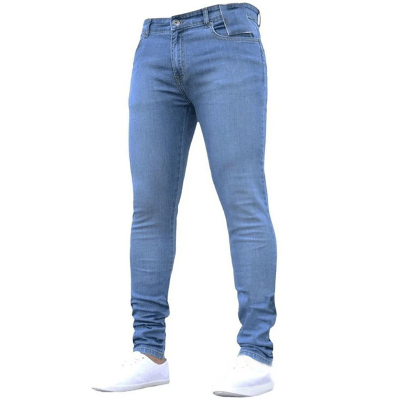 2021 Spring Slim Mid Waist Pants Streetwear Men Autumn Fashion Tight Denim Zipper Trouser Casual Solid Little feet Jean For Men
2021 Spring Slim Mid Waist Pants Streetwear Men Autumn Fashion Tight Denim Zipper Trouser Casual Solid Little feet Jean For Men