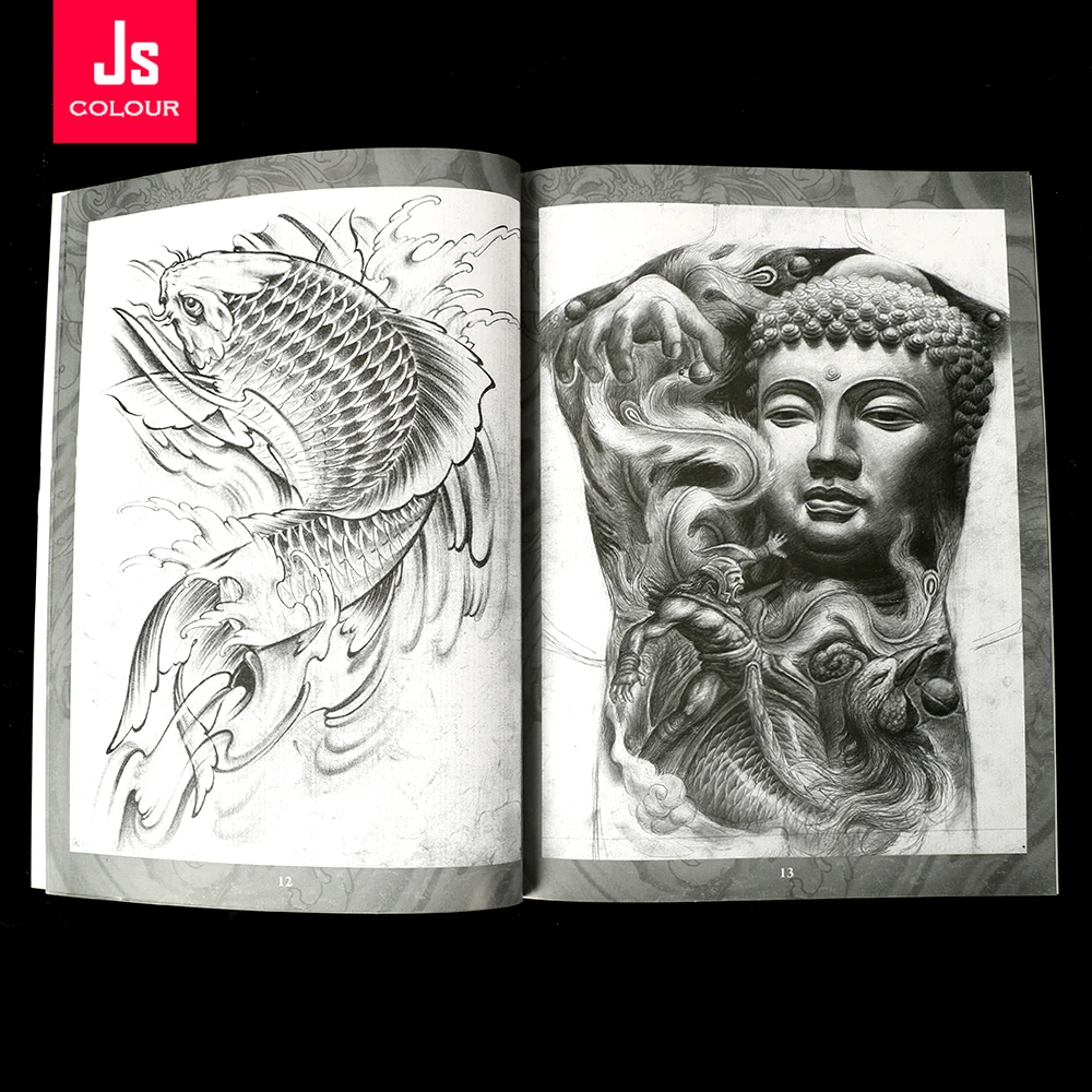 New Tattoo Book Manuscript Superior Album Patterns of The Dragon God Skull Traditional Character Fit for Tattoo Accessories
New Tattoo Book Manuscript Superior Album Patterns of The Dragon God Skull Traditional Character Fit for Tattoo Accessories