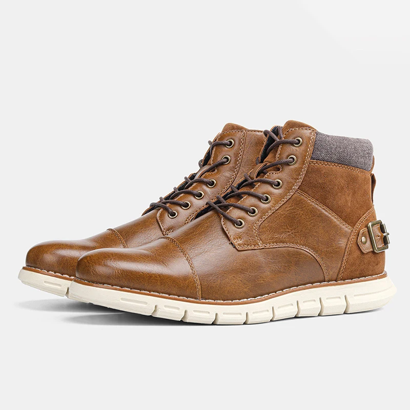 Men Casual Shoes Comfortable Fashion Leather Men Sneakers Men Spring and Autumn Boots Handsome Men's Shoes Big Size 7-13
Men Casual Shoes Comfortable Fashion Leather Men Sneakers Men Spring and Autumn Boots Handsome Men's Shoes Big Size 7-13