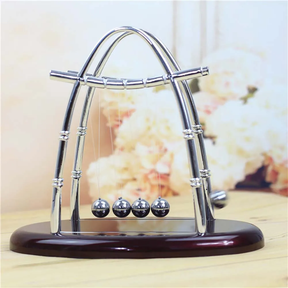 Newton's Pendulum Cradle Balance Balls Physics Science Pendulum Ball Desk Ornaments Toy Home Decoration
Newton's Pendulum Cradle Balance Balls Physics Science Pendulum Ball Desk Ornaments Toy Home Decoration