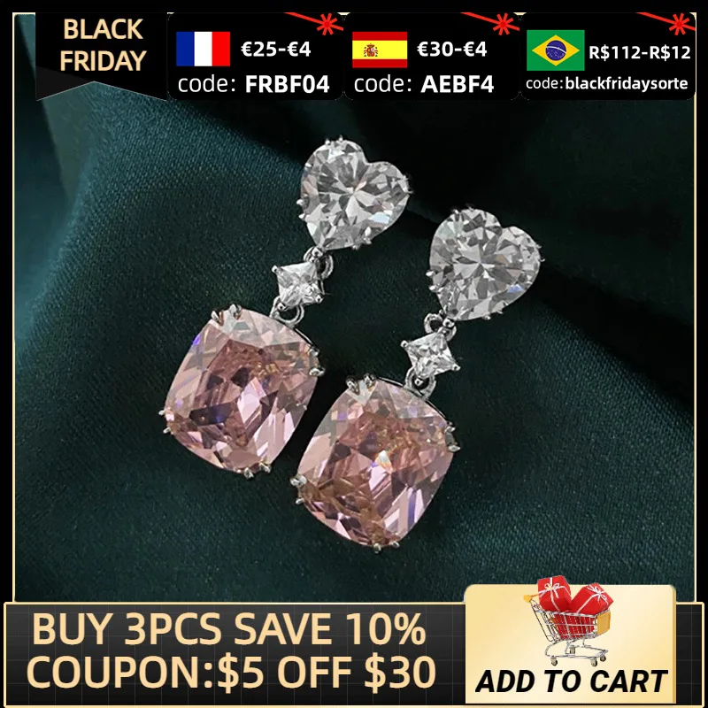 2021 New Luxury Pink Yellow Color Cushion Earrings for Women Anniversary Gift Jewelry Wholesale E6494
2021 New Luxury Pink Yellow Color Cushion Earrings for Women Anniversary Gift Jewelry Wholesale E6494