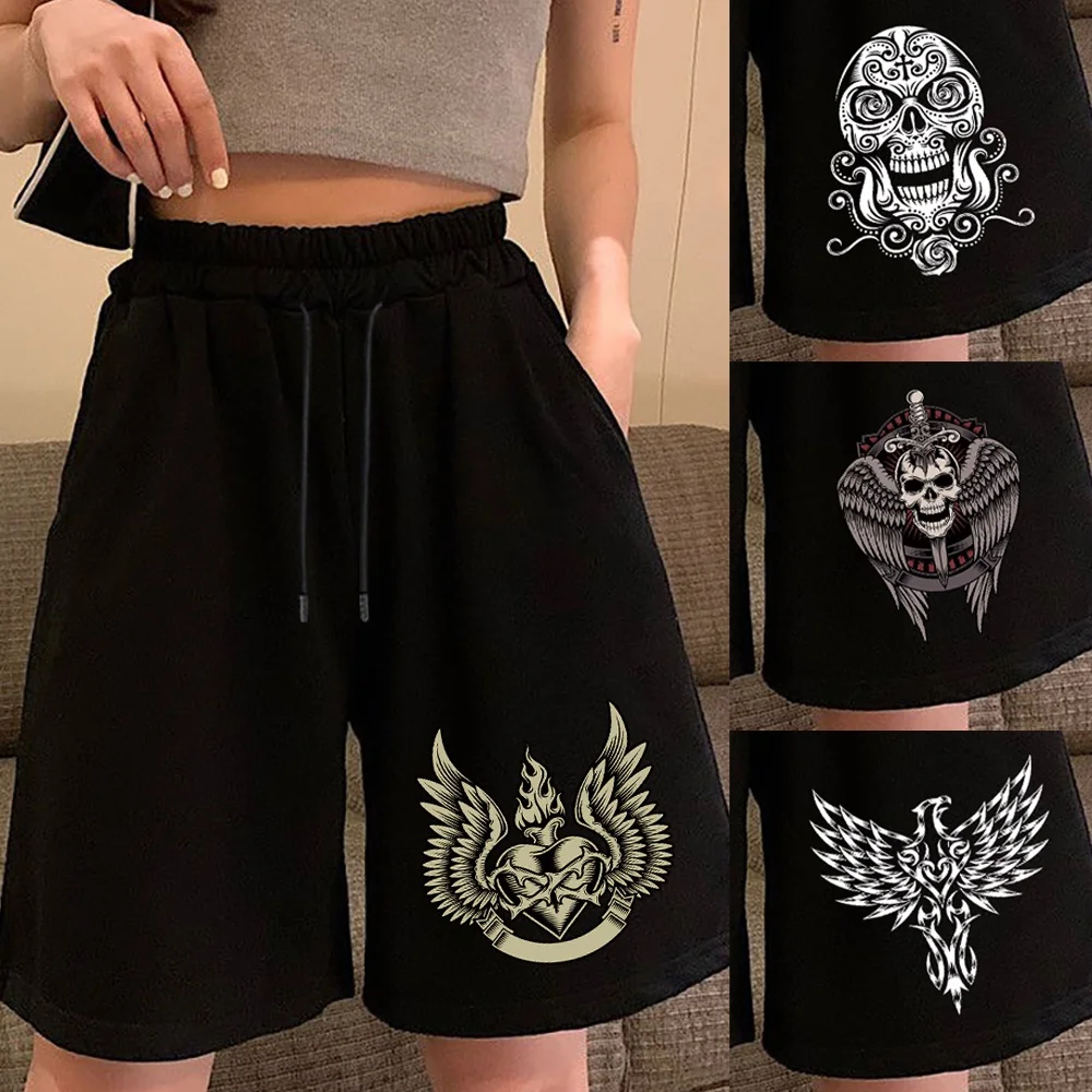 Shorts Woman Basic Short Skull Printed Sports Shorts Fashion Bottom for Teen Summer 2022 Fitness Breathable Straight Shorts
Shorts Woman Basic Short Skull Printed Sports Shorts Fashion Bottom for Teen Summer 2022 Fitness Breathable Straight Shorts