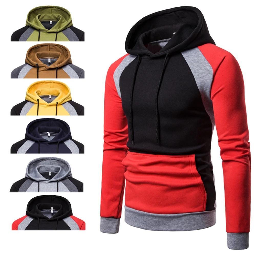 Hoodies Men 2020 Autumn and Winter New Men Contrast Color Matching Hooded Thickening Slim Long Sleeve Men Hoodie
Hoodies Men 2020 Autumn and Winter New Men Contrast Color Matching Hooded Thickening Slim Long Sleeve Men Hoodie