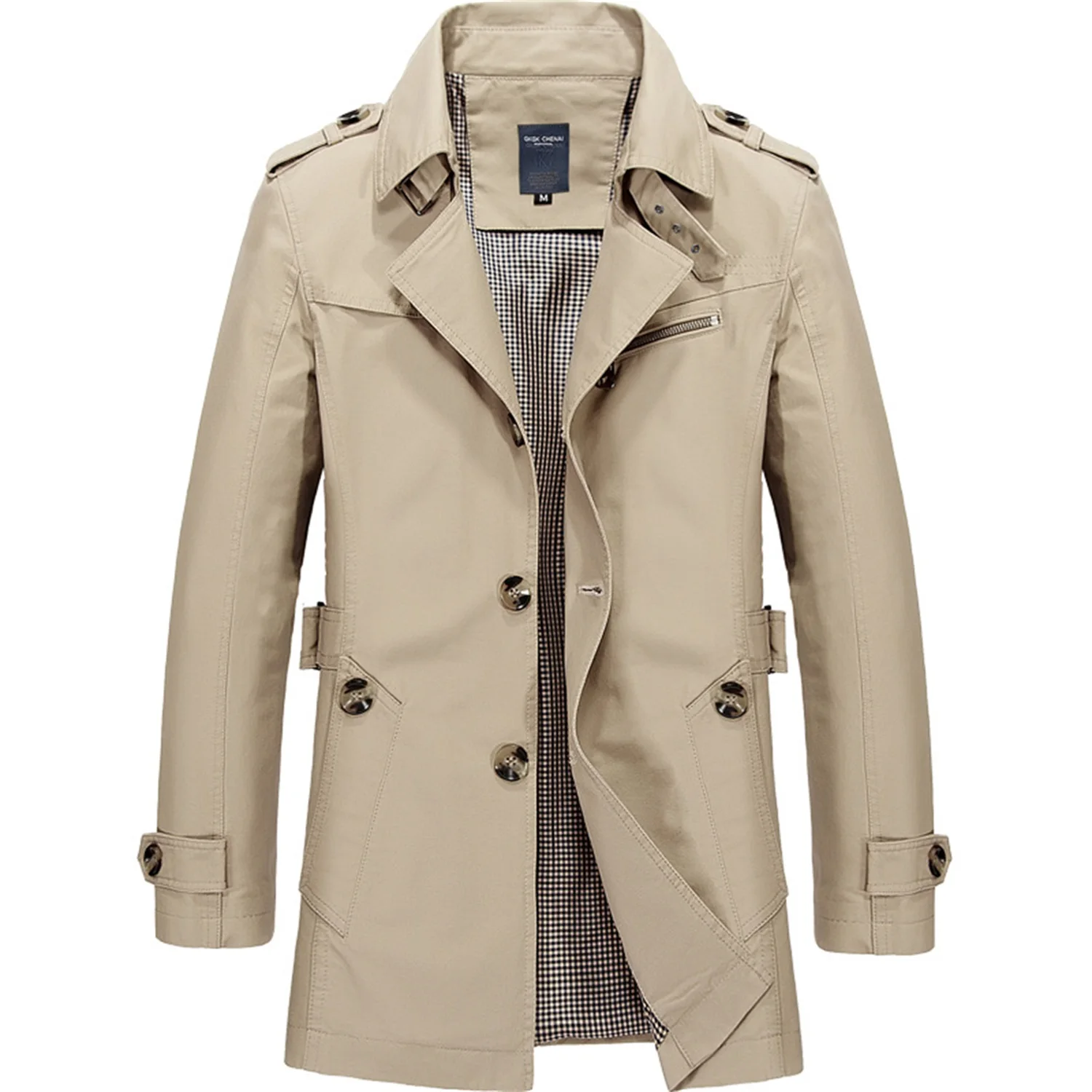 Fashion Men Windbreaker Jacket Mens Casual Business Trench Coat Mens Leisure Overcoat Male Punk Style Blends Dust Coats Jackets
Fashion Men Windbreaker Jacket Mens Casual Business Trench Coat Mens Leisure Overcoat Male Punk Style Blends Dust Coats Jackets