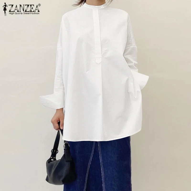 ZANZEA Elegant High Low O Neck Chemise 2022 Autumn Irregular Blouse Women Casual Long Sleeve Solid Shirt Oversized Plain OL Tops
ZANZEA Elegant High Low O Neck Chemise 2022 Autumn Irregular Blouse Women Casual Long Sleeve Solid Shirt Oversized Plain OL Tops