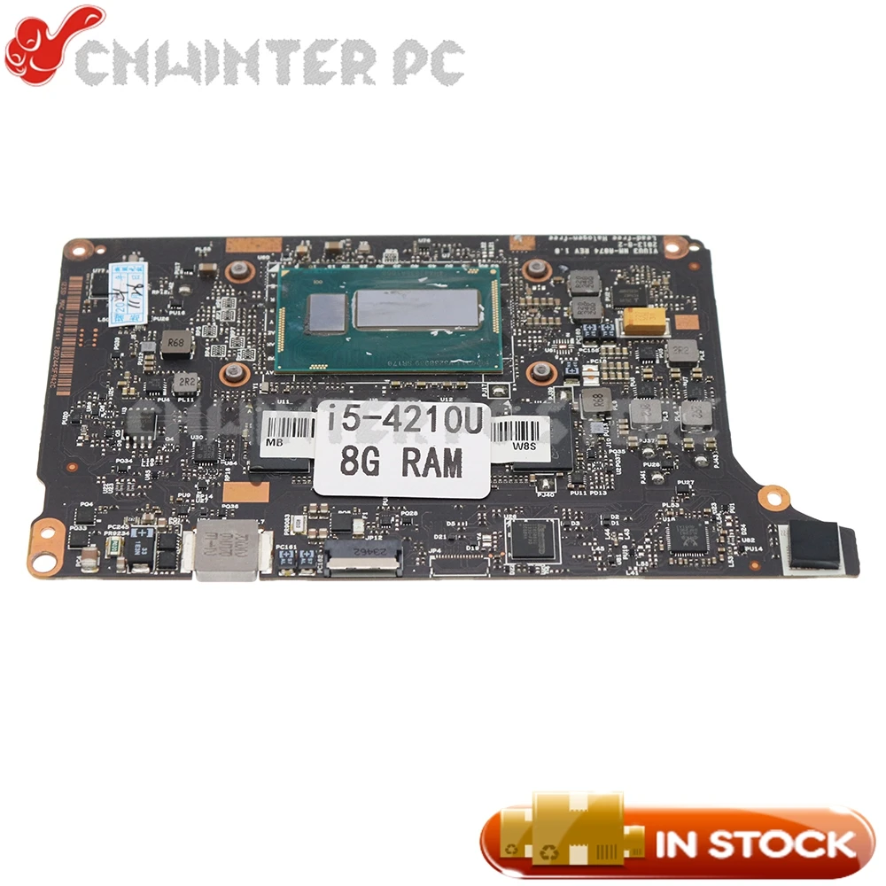 NOKOTION VIUU3 NM-A074 Mainboard For Lenovo YOGA 2 Pro Laptop Motherboard With I5-4210U CPU 8GB RAM
NOKOTION VIUU3 NM-A074 Mainboard For Lenovo YOGA 2 Pro Laptop Motherboard With I5-4210U CPU 8GB RAM