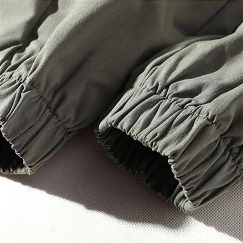 Men's Cargo Pants Loose-Fitting Leisure Elastic Rope Tooling Tie Foot Fashion Streetwear Harajuku Sweatpant Hip Hop Trousers
Men's Cargo Pants Loose-Fitting Leisure Elastic Rope Tooling Tie Foot Fashion Streetwear Harajuku Sweatpant Hip Hop Trousers