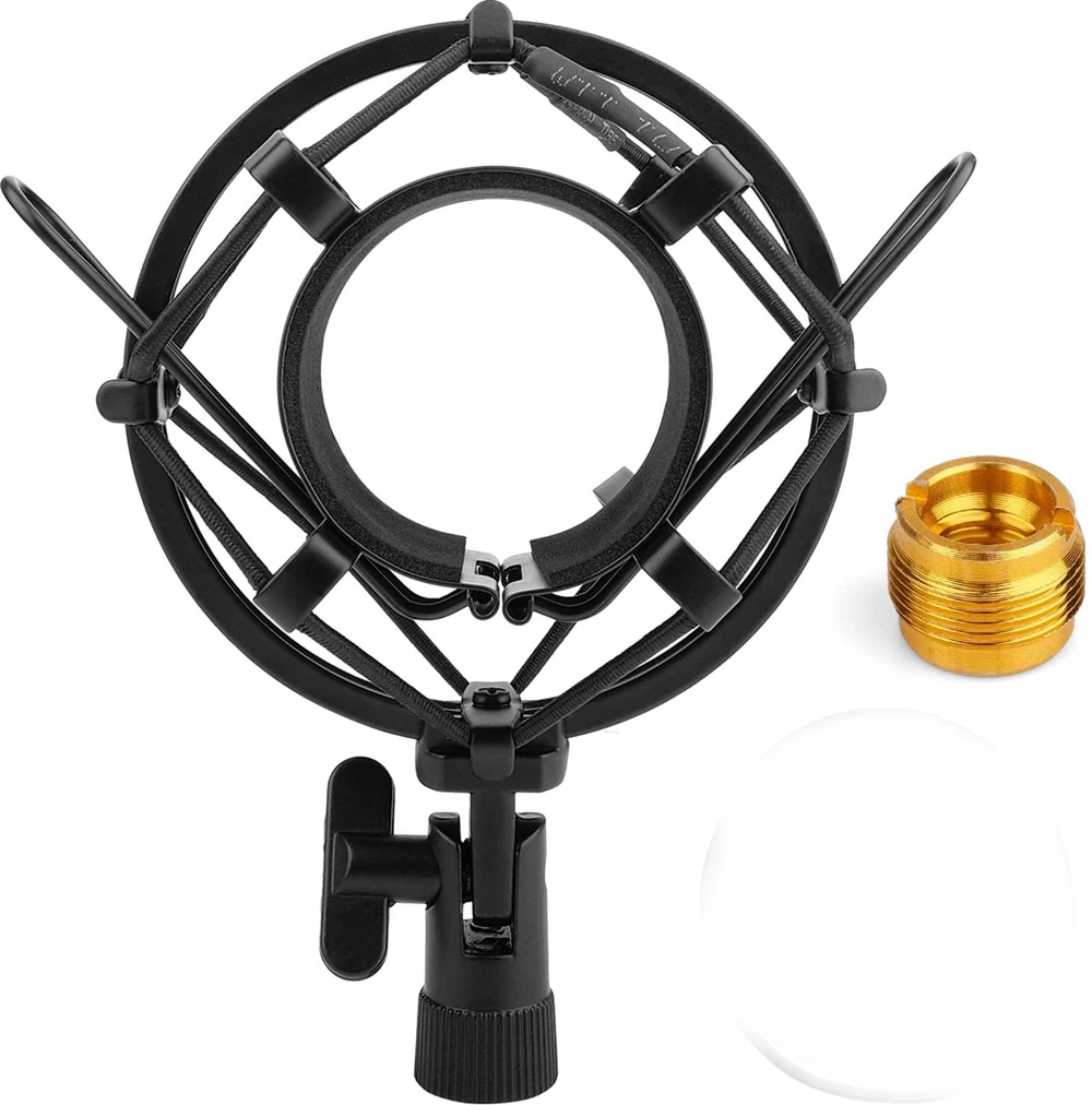 4.5cm Black Spider Large Diameter Condenser Mic Shock Mount Holder Vibration Cradle for Black Spider Large Diameter Condenser
4.5cm Black Spider Large Diameter Condenser Mic Shock Mount Holder Vibration Cradle for Black Spider Large Diameter Condenser