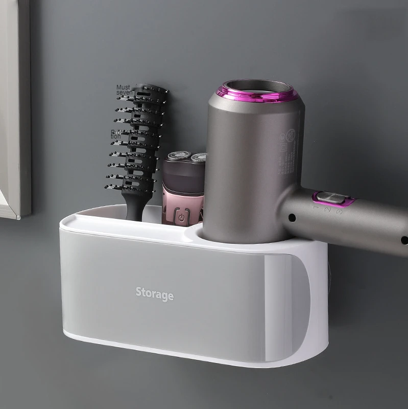 Punch-Free Hair Dryer Holder Comb Rack Stand Wall-Mounted Salon Styling Storage Organizer For Hairdryer Shelf ABS Bathroom Shelf
Punch-Free Hair Dryer Holder Comb Rack Stand Wall-Mounted Salon Styling Storage Organizer For Hairdryer Shelf ABS Bathroom Shelf