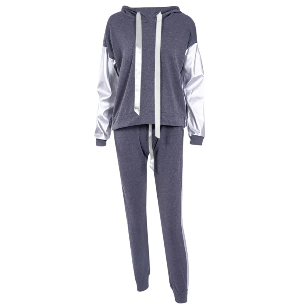2Pcs One Set Women's Sets Stylish Solid Color Hooded Sweatshirt and Pant Sport Casual Female's Clothes Suits conjunto feminino
2Pcs One Set Women's Sets Stylish Solid Color Hooded Sweatshirt and Pant Sport Casual Female's Clothes Suits conjunto feminino