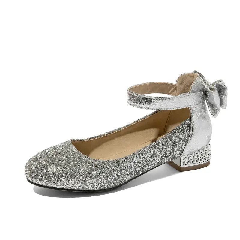 ISSIENA 2021 Girls PU Leather Shoes Princess Shoes Children Shoes Round-Toe Soft-Sole Big Girls Med Heel Princess Shoes 28-35 
ISSIENA 2021 Girls PU Leather Shoes Princess Shoes Children Shoes Round-Toe Soft-Sole Big Girls Med Heel Princess Shoes 28-35