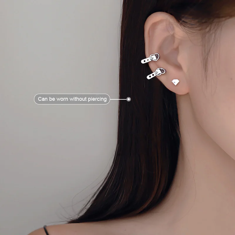 Punk Belt Design Heart Clip Earrings Fashion Non Perforated Jewelry Charm Statement Gifts Women Rock Cocktail Party Accessories
Punk Belt Design Heart Clip Earrings Fashion Non Perforated Jewelry Charm Statement Gifts Women Rock Cocktail Party Accessories
