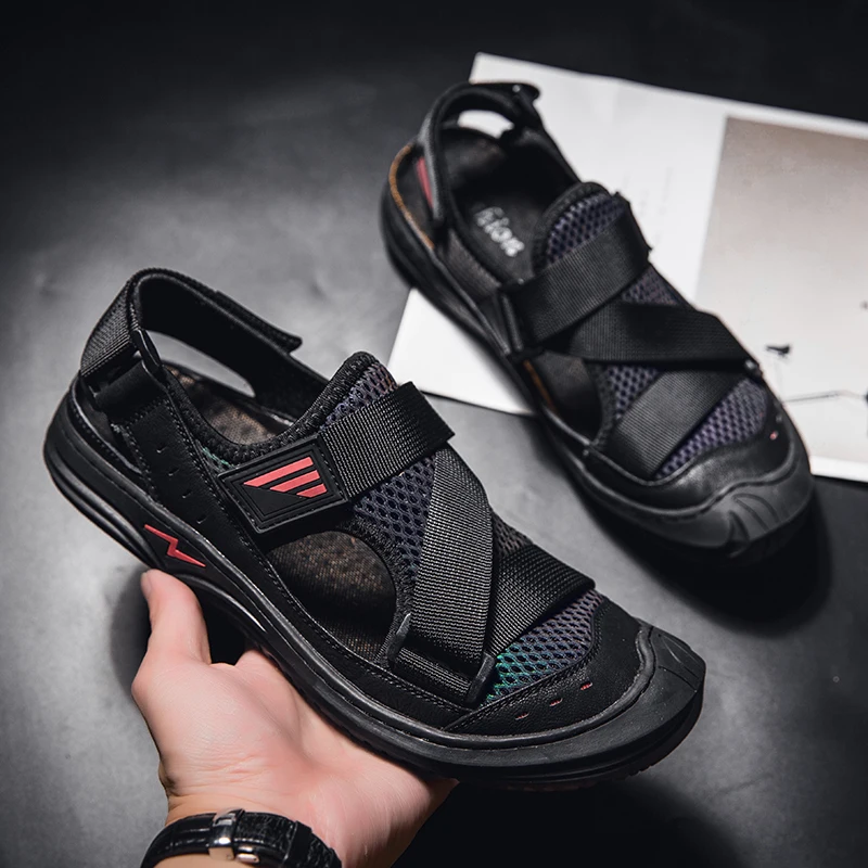 Sandalia Masculina Safety Sandals Sport Men Summer Leather Big Size Sandalias Cuero Work Outdoor Transpirables Mens Deportivas
Sandalia Masculina Safety Sandals Sport Men Summer Leather Big Size Sandalias Cuero Work Outdoor Transpirables Mens Deportivas