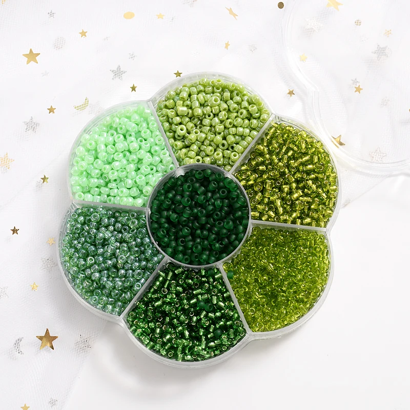Multi Specification Green Series Czech Glass Seed Beads 3600Pcs Charm Crystal Spacer Beads For Jewelry Making Bracelet Necklace
Multi Specification Green Series Czech Glass Seed Beads 3600Pcs Charm Crystal Spacer Beads For Jewelry Making Bracelet Necklace
