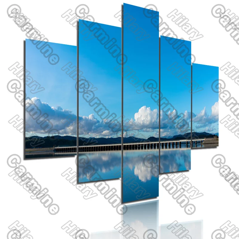 Poster Clear Sky Long Bridge Landscape Canvas Painting 5Pcs Posters Painting Wall Art Decoration for Living Room and Bedroom
Poster Clear Sky Long Bridge Landscape Canvas Painting 5Pcs Posters Painting Wall Art Decoration for Living Room and Bedroom