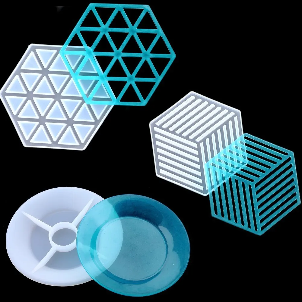 3 Style Coaster Concrete Silicone Mould DIY Diamond Stripe Shaped Design DIY Epoxy Resin Handmade Crafts Cement Tray Clay Mold
3 Style Coaster Concrete Silicone Mould DIY Diamond Stripe Shaped Design DIY Epoxy Resin Handmade Crafts Cement Tray Clay Mold