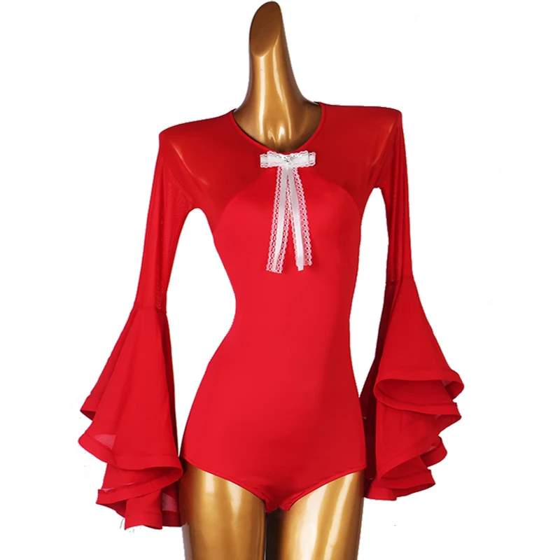 Modern Ballroom Dance Competition Clothing Professional Latin Long Sleeve Practice Tops Hight Quality Latin Jumpsuit DQL5718
Modern Ballroom Dance Competition Clothing Professional Latin Long Sleeve Practice Tops Hight Quality Latin Jumpsuit DQL5718