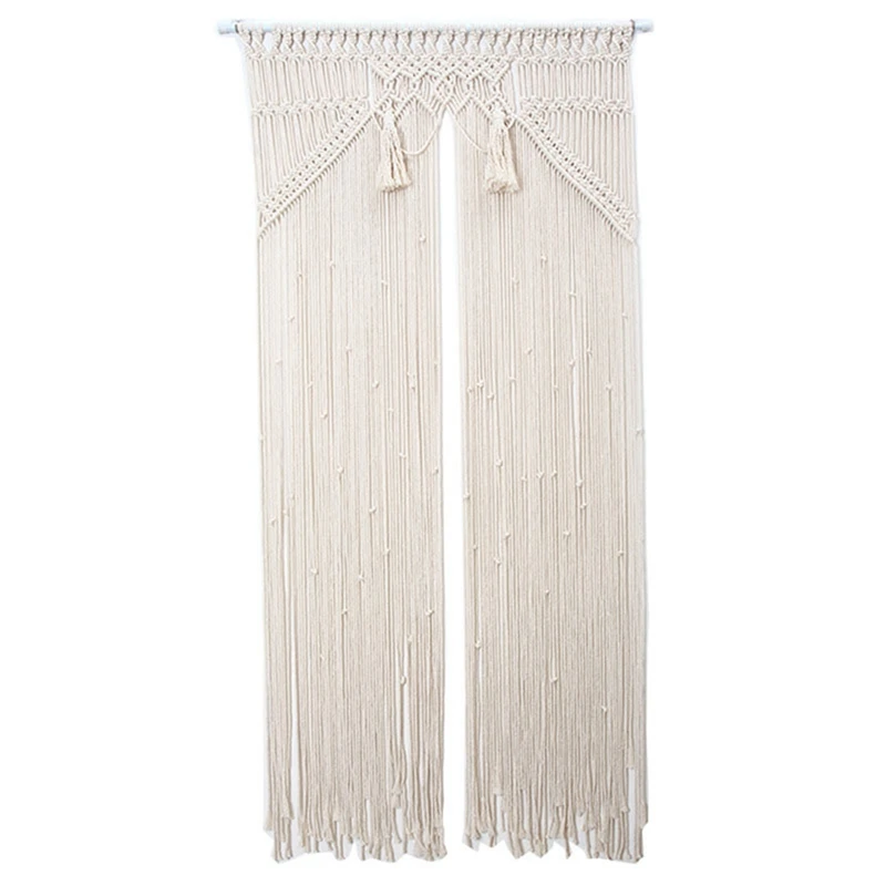 Wall Hanging Macrame Curtain Bohemian Hand Woven Tapestry Perfect Door Curtain Macrame for Bedroom Wedding Decoration
Wall Hanging Macrame Curtain Bohemian Hand Woven Tapestry Perfect Door Curtain Macrame for Bedroom Wedding Decoration