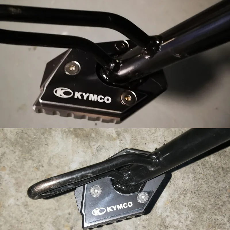 For KYMCO Xciting 250 300 350 400 400i 250i 300i 350i Motorcycle Kickstand Foot Side Stand Extension Pad Support Plate 
For KYMCO Xciting 250 300 350 400 400i 250i 300i 350i Motorcycle Kickstand Foot Side Stand Extension Pad Support Plate