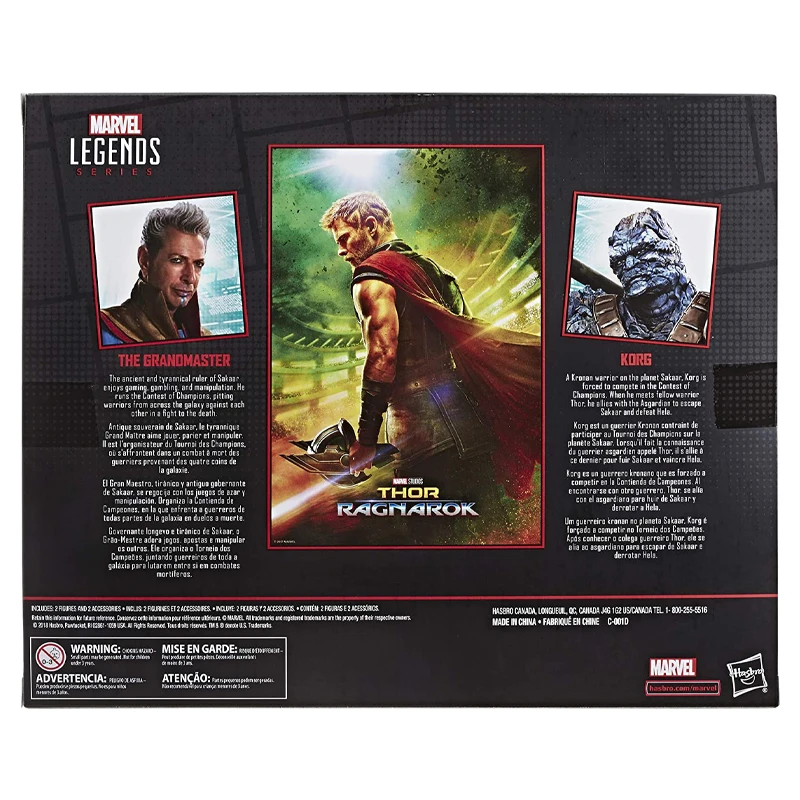 Hasbro Marvel Legends Series Thor Ragnarok 15Cm Movie-Inspired Grandmaster & Korg Collectible Action Figure Gift
Hasbro Marvel Legends Series Thor Ragnarok 15Cm Movie-Inspired Grandmaster & Korg Collectible Action Figure Gift