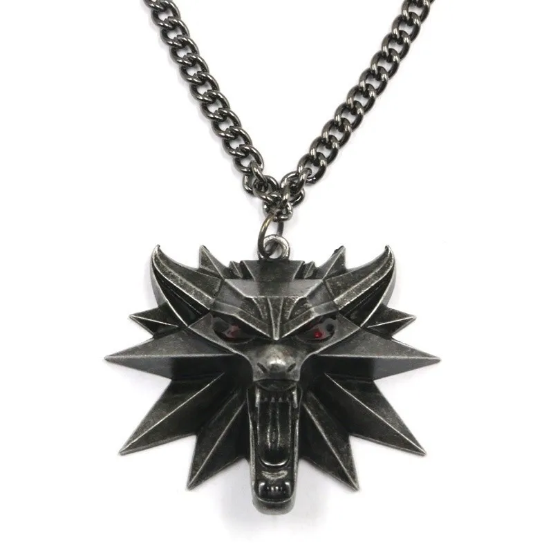 WANGAIYAO New Couple Exaggerated Wizard Wolf Head Necklace Pendant Fashion Personality Street Men’s and Women’s Jewelry Hallowee
WANGAIYAO New Couple Exaggerated Wizard Wolf Head Necklace Pendant Fashion Personality Street Men’s and Women’s Jewelry Hallowee