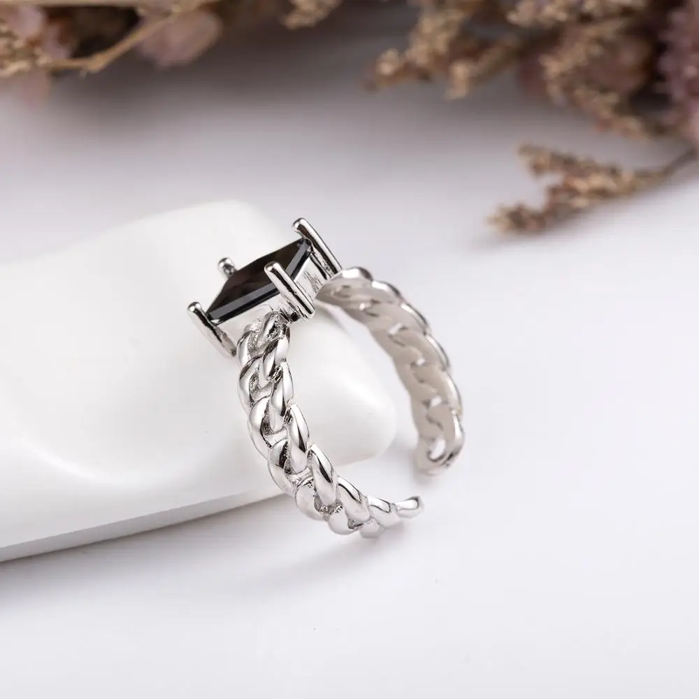 DIEERLAN Retro Vintage Jewelry 925 Sterling Silver Black Crystal Rings For Women Men Big Opening Antique Rings
DIEERLAN Retro Vintage Jewelry 925 Sterling Silver Black Crystal Rings For Women Men Big Opening Antique Rings