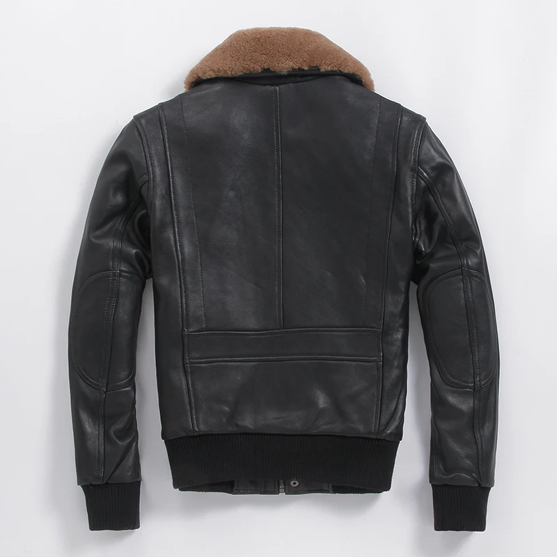 FLY Genuine AVIREX Leather Jacket Women Fur Collar Cowhide Black Flight Jacket Couple models winter coat female
FLY Genuine AVIREX Leather Jacket Women Fur Collar Cowhide Black Flight Jacket Couple models winter coat female