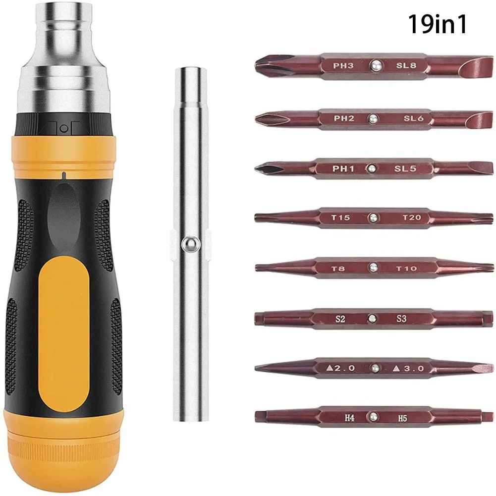 10pcs Screwdrivers Nutdrivers 19in1 Creative Ratchet Mini Screwdriver Bit Portable Multi-Function Tool Set Hex Key Sockets
10pcs Screwdrivers Nutdrivers 19in1 Creative Ratchet Mini Screwdriver Bit Portable Multi-Function Tool Set Hex Key Sockets