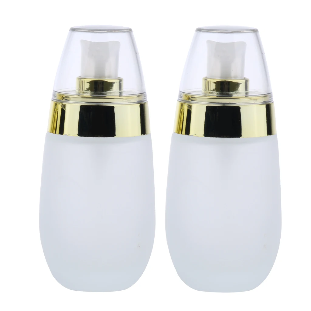 2pcs × 50ml Empty Glass Bottles Dispensers with Pump, Gel Lotion Pump Dispenser Cosmetic Cream Spray Bottles
2pcs × 50ml Empty Glass Bottles Dispensers with Pump, Gel Lotion Pump Dispenser Cosmetic Cream Spray Bottles