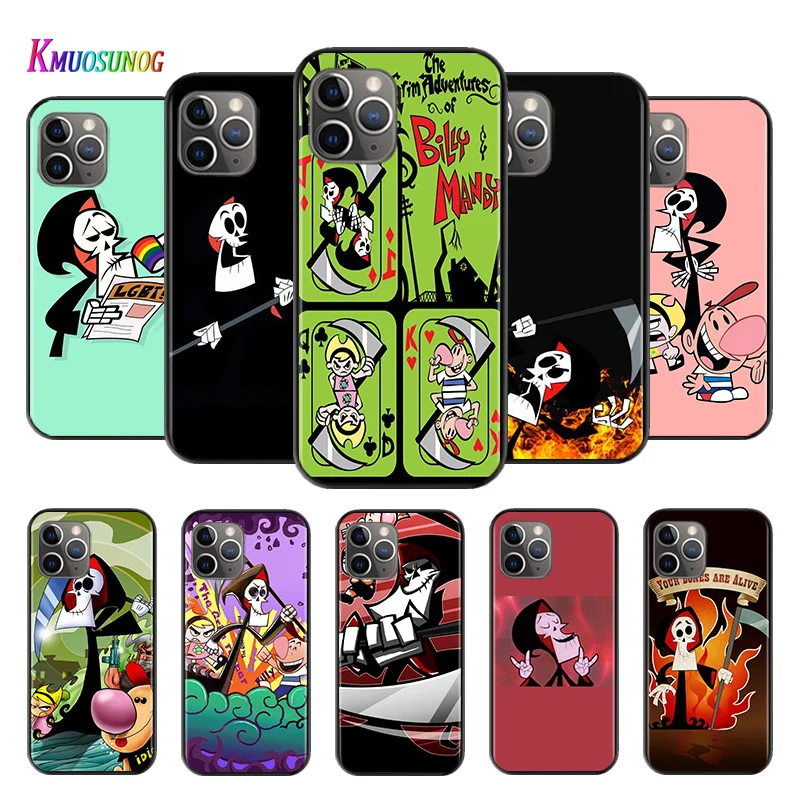 Anime Billy Grim Reaper Mandy For Apple iPhone 12 11 XS Pro Max Mini XR X 8 7 6 Plus 5 SE Black Phone Case
Anime Billy Grim Reaper Mandy For Apple iPhone 12 11 XS Pro Max Mini XR X 8 7 6 Plus 5 SE Black Phone Case