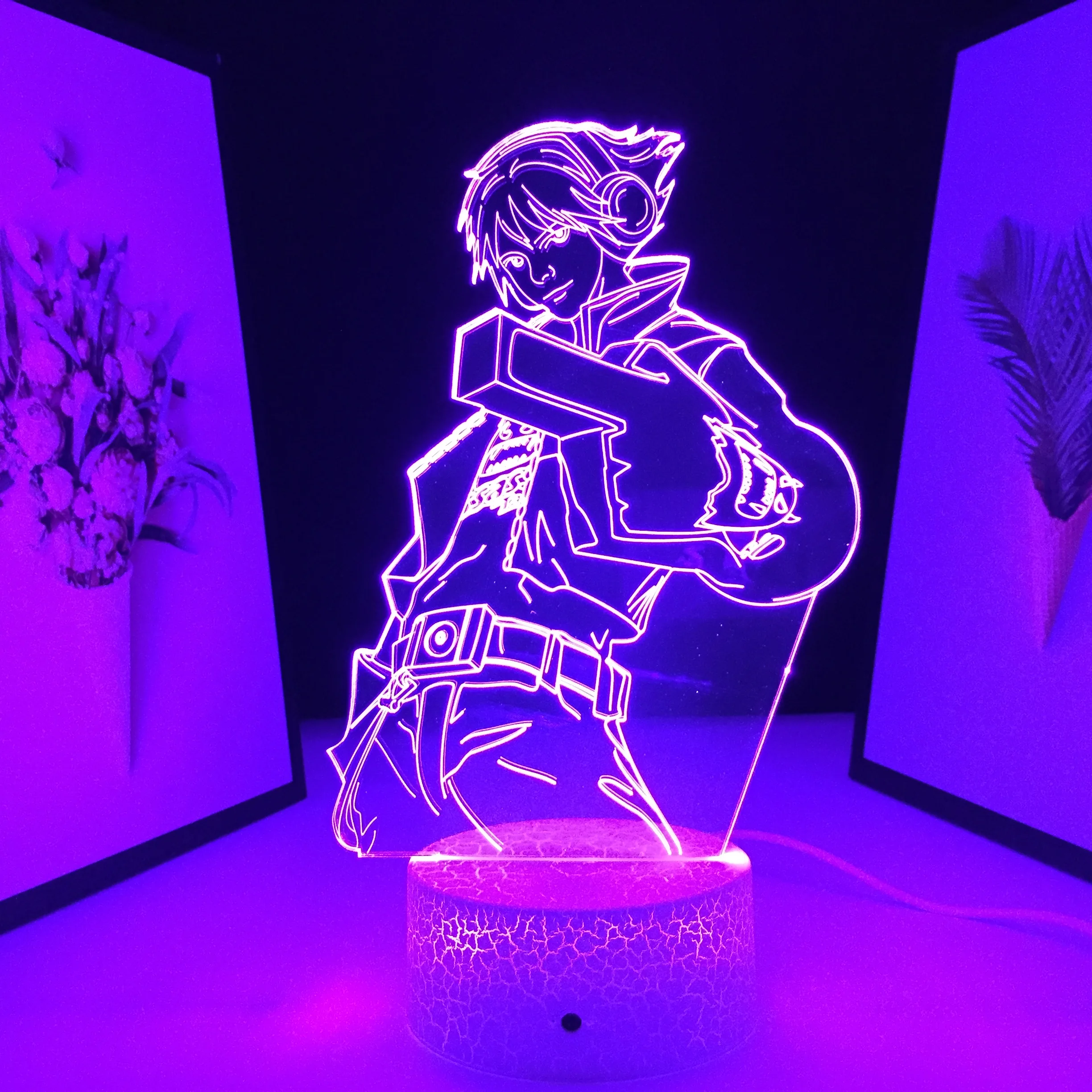 Game Adventurer Figure 3D LED Night Light for Kids Cool Bedroom Decor Birthday Gift Color Changing Light Acrylic Table Lamp
Game Adventurer Figure 3D LED Night Light for Kids Cool Bedroom Decor Birthday Gift Color Changing Light Acrylic Table Lamp
